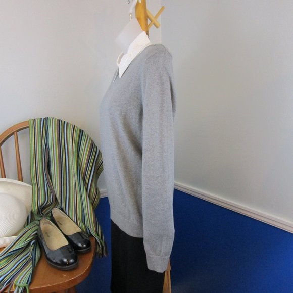 🌟HP🌟 VTG Worthington Gray Boat Neck Sweater - Picture 3 of 7